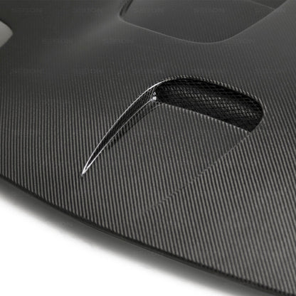 Seibon 93-96 Mazda RX-7 ST Carbon Fiber Hood - HD9396MZRX7-ST