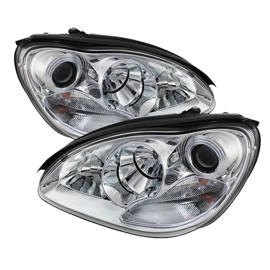Spyder Mercedes Benz S-Class 03-06 Projector Headlights Xenon/HID Model- Chrm - 5070036
