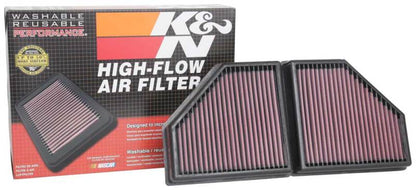 K&N 16-19 BMW 750i L6-4.4L F/I Replacement Drop In Air - 33-5086