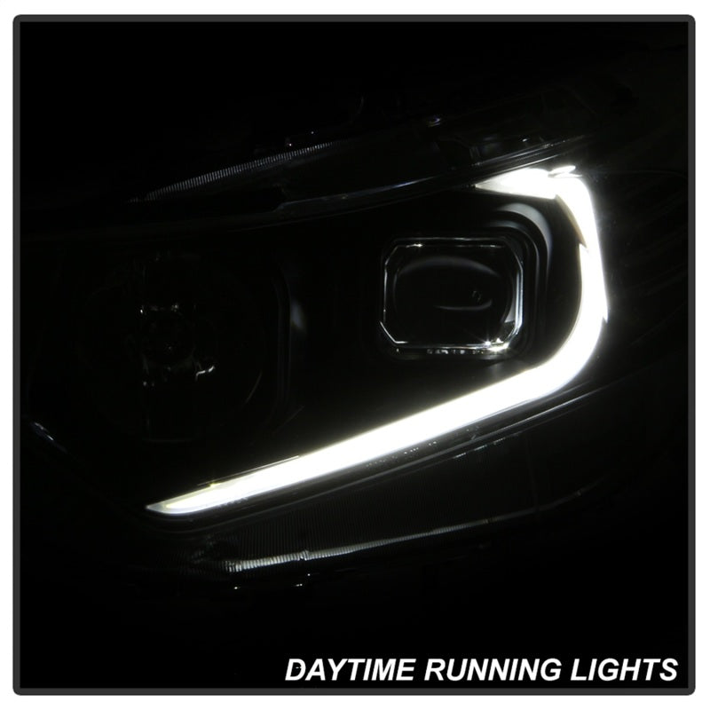 xTune 09-14 Acura Projector Headlights - Light Bar DRL - - 9042218