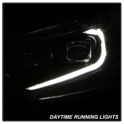 xTune 09-14 Acura Projector Headlights - Light Bar DRL - - 9042218