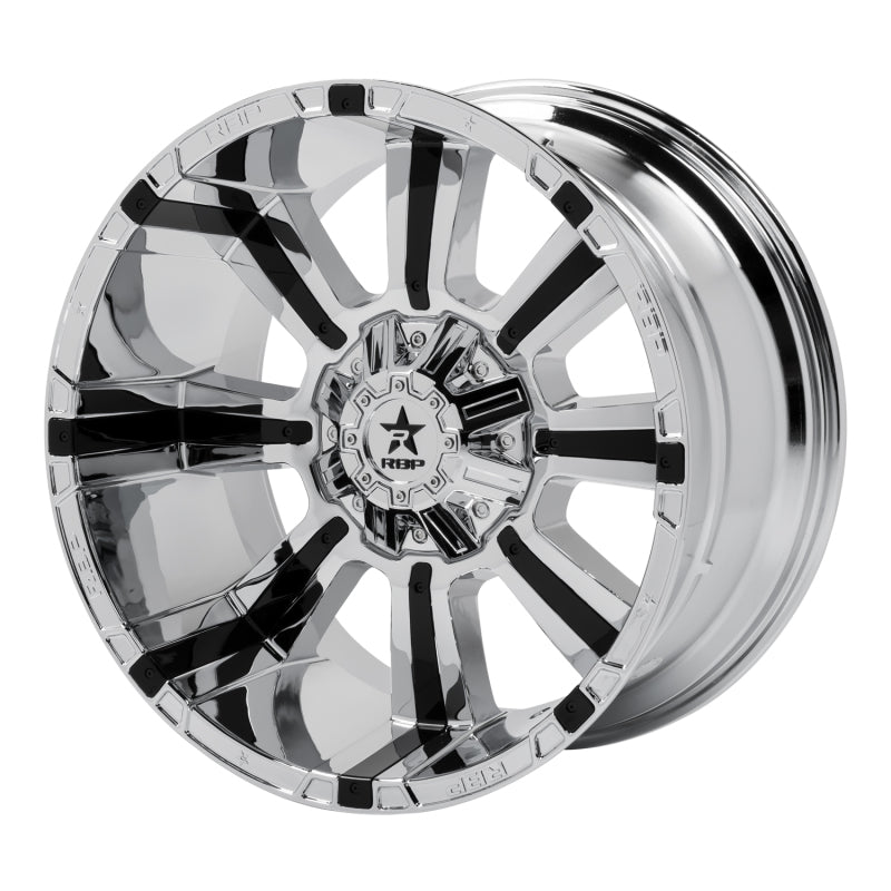 RBP 94R CHROME W/BLK INSERTS
