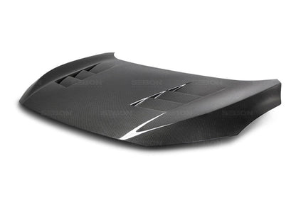 Seibon 2016-2018 Honda Civic Coupe/Sedan/Hatchback TS-Style Carbon Fiber Hood - HD16HDCV-TS