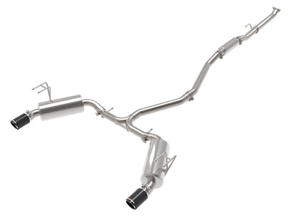 aFe Takeda 2.5in 304 SS Cat-Back Exhaust System w/CF Tips - 49-36628-C-C-Dub Tech