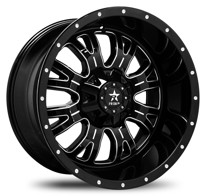 RBP 89R ASSASSIN GLOSS BLK MACHINED GROOVES