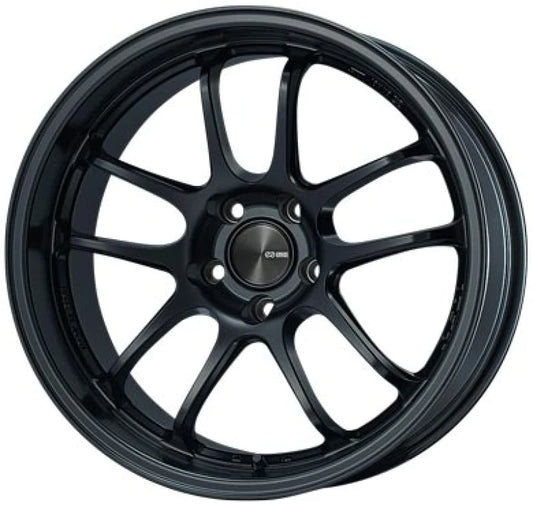 Enkei PF01EVO 18x9.5 0mm Offset 5x114.3 75mm Bore Matte Black - 489-895-6500BK