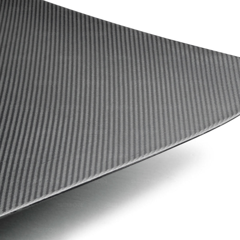 Seibon 09-12 Nissan GTR R35 OEM Dry Carbon Fiber Trunk/Hatch - TL0910NSGTR-OE-DRY