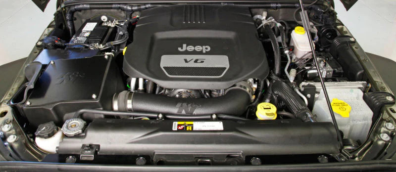 K&N 2012-2016 Jeep Wrangler V6 3.6L Aircharger Performance Intake - 63-1573