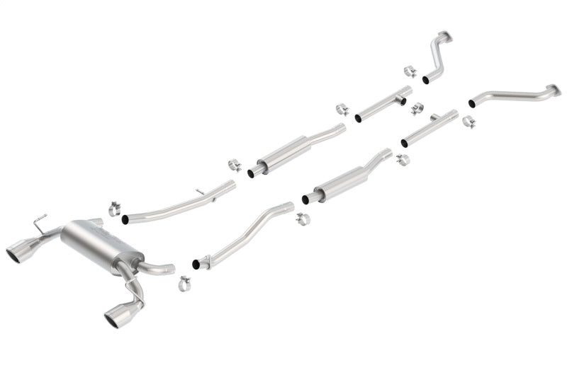 Borla 03-08 350Z True Dual Cat-Back Exhaust 2BOXES - 140045-C-Dub Tech