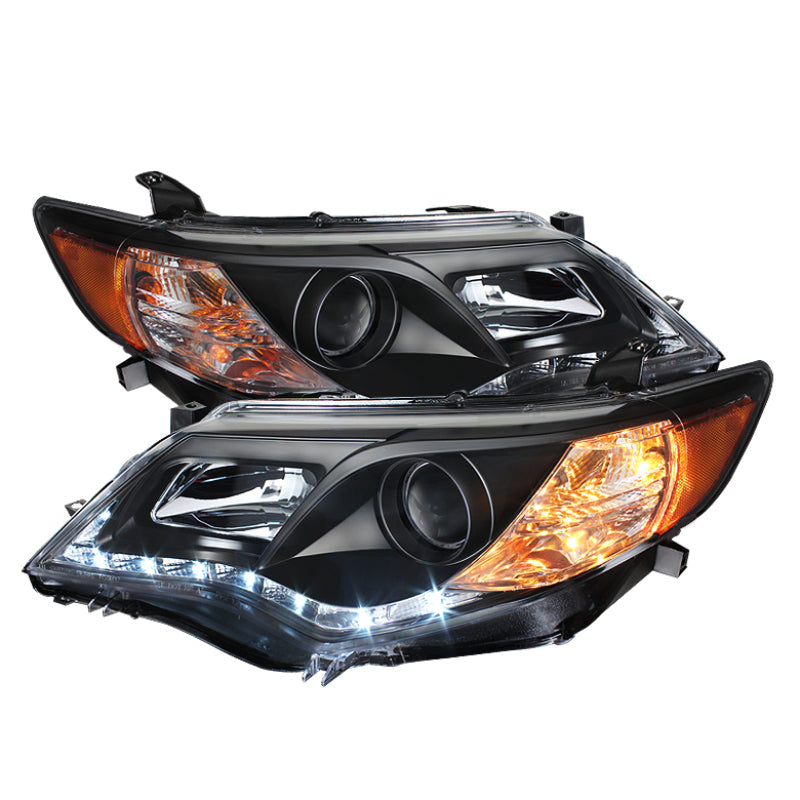 Spyder Toyota Camry 12-14 Projector Headlights DRL Blk High 9005 - 5072658