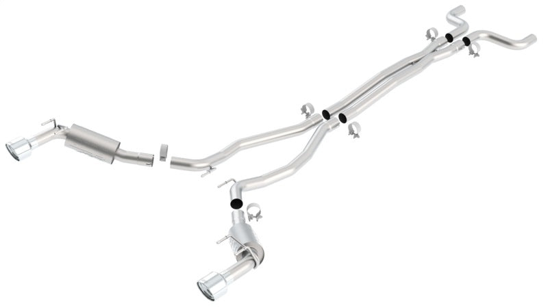 Borla 10-13 Chevy Camaro SS 6.2L 8cyl Aggressive Catback Exhaust - 140356-C-Dub Tech