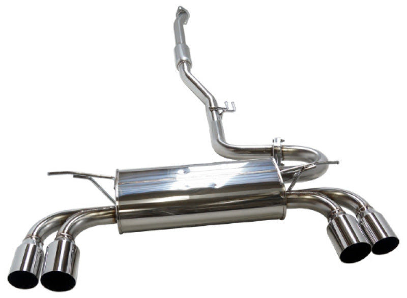 HKS 10+ Genesis 2.0L Turbo Legamax Premium Rear Section Exhaust - 31021-KB001