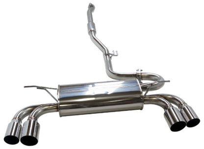 HKS 10+ Genesis 2.0L Turbo Legamax Premium Rear Section Exhaust - 31021-KB001