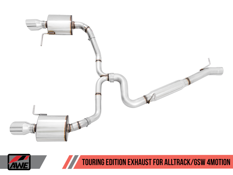 AWE Tuning VW MK7 Golf Alltrack/Sportwagen 4Motion Touring Edition Exhaust - 3015-32098-C-Dub Tech