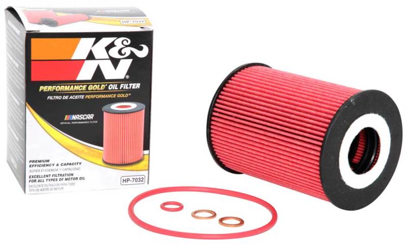 K&N Performance Oil Filter for 06-11 BMW M5/M6 / 08-15 - HP-7032