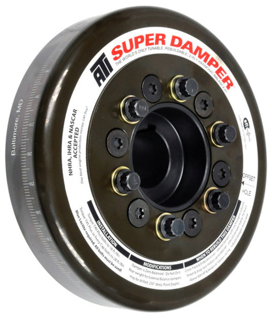 ATI Damper - 7.074in - Steel - Oliver Tractor - - ATI917368-C-Dub Tech