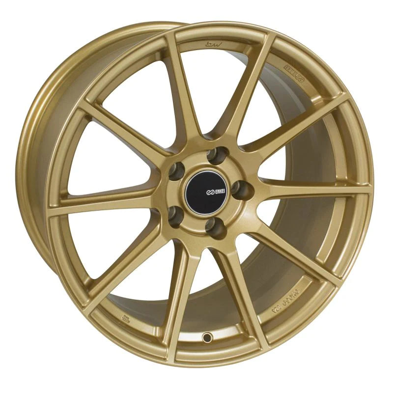 Enkei TS10 18x8.5 5x114.3 50mm Offset 72.6mm Bore Gold Wheel - 499-885-6550GG