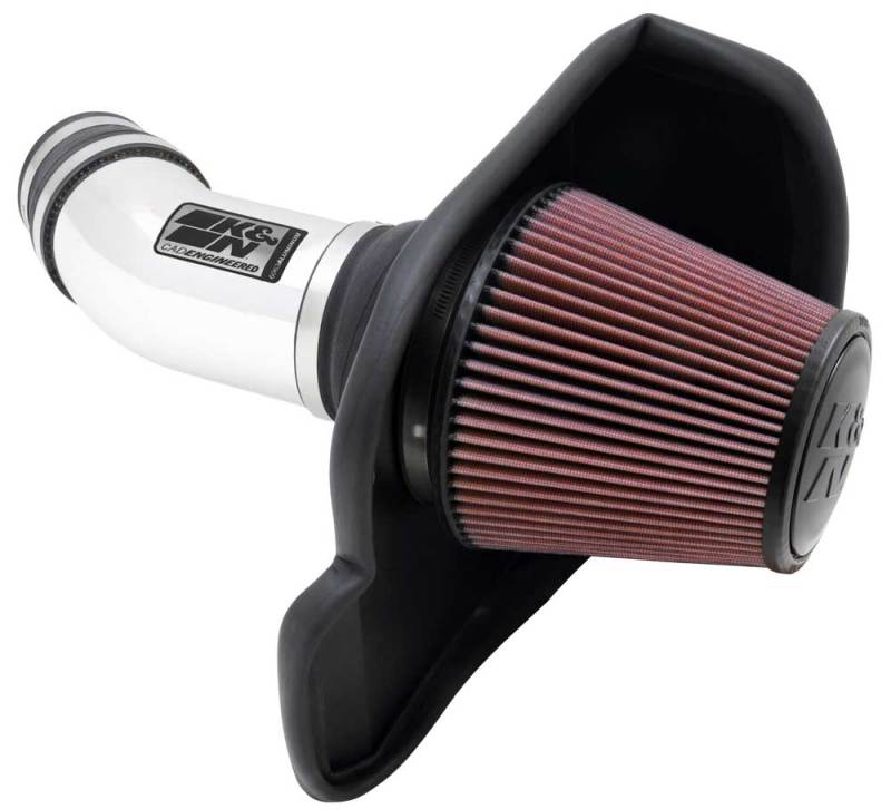 K&N Performance Intake Kit TYPHOON; 11 Dodge Challenger 6.4L V8 - 69-2545TP