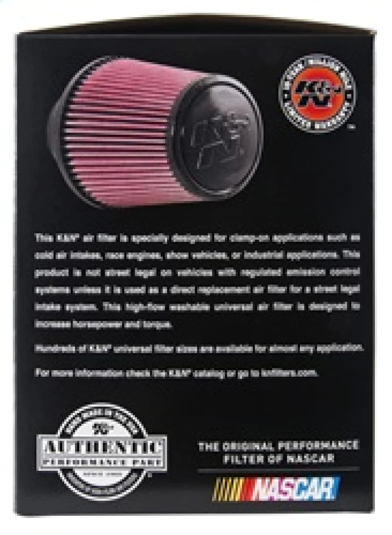 K&N Universal Rubber Filter - Round Tapered 6in Base OD - RE-0930
