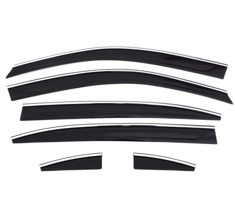 AVS 06-10 Infiniti M45 Ventvisor Low Profile Deflectors 6pc - - 796001-C-Dub Tech