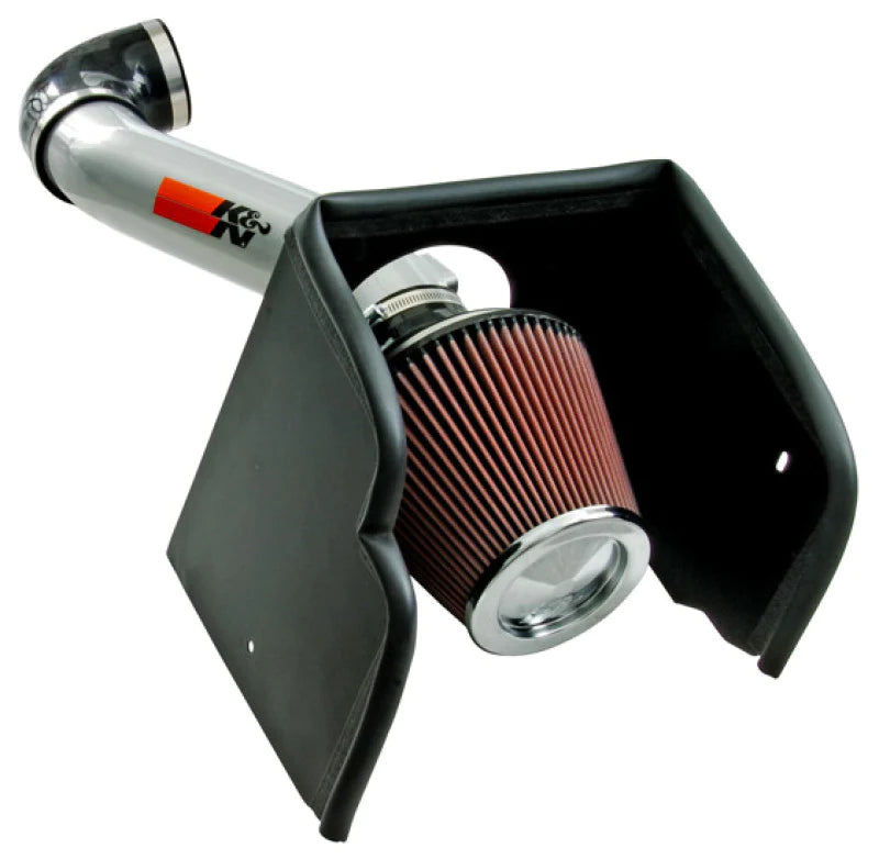 K&N 08 Nissan Pathfinder V8-5.6L Silver High Flow Performance Kit - 77-6016KS