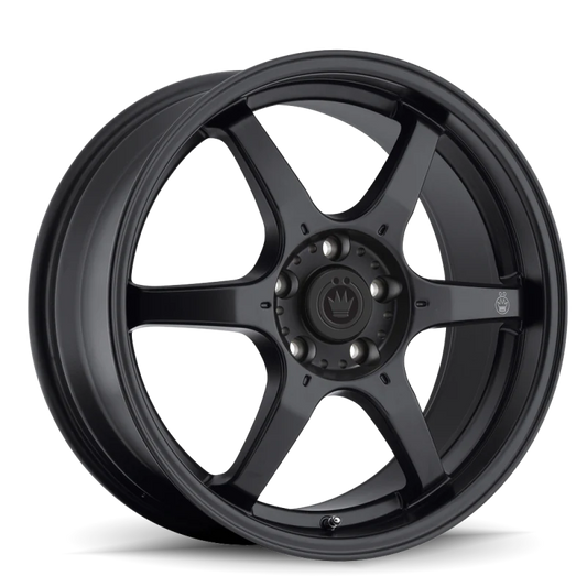Konig Backbone 17x7.5 5x100 ET45 Matte Black Milling Logo on - BC7S510455