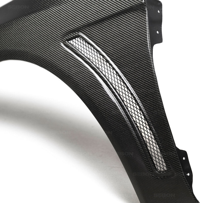 Seibon 08-12 Mitsubishi Evo X 10mm Wider Carbon Fiber Fenders - FF0809MITEVOX