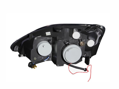 ANZO 2002-2004 Honda Civic Projector Headlights w/ Halo Black - 121057-C-Dub Tech