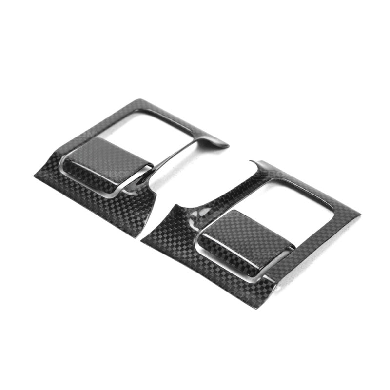 Seibon 09-14 Nissan GTR Carbon Fiber Door Trim Set (12 - CFI0910NSGTR-C