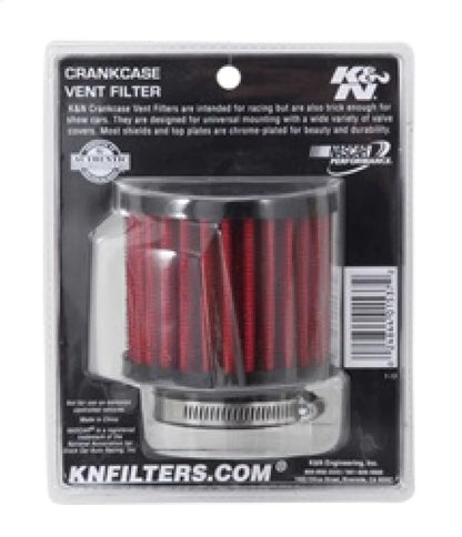 K&N 1.75 inch Vent 3 inch D 2.5 inch H - 62-1470