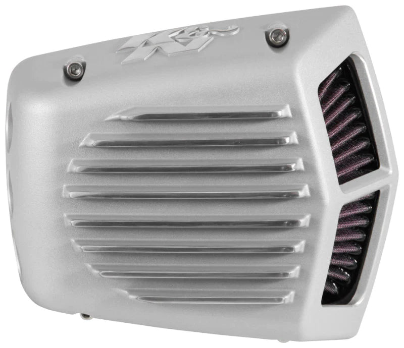 K&N Street Metal Intake System 08-16 Harley Davidson Shaker Silver - RK-3951S