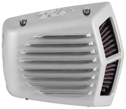 K&N Street Metal Intake System 08-16 Harley Davidson Shaker Silver - RK-3951S