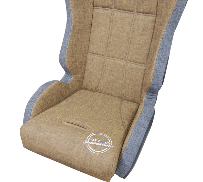 NRG Defender Seat/ Water Resistant Steel Frame Suspension - Brown - DF-100BR