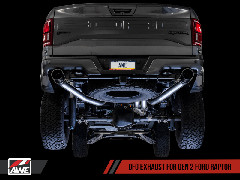 AWE Tuning 2017+ Ford Raptor 0 FG Performance Exhaust System - 3015-33106-C-Dub Tech