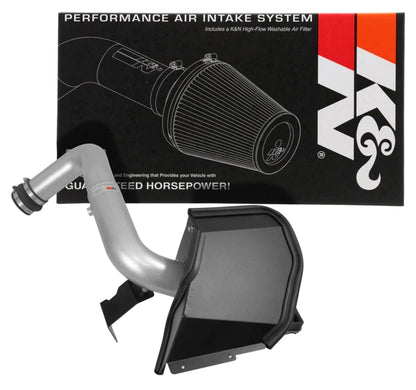 K&N 14-16 Kia Forte Coup L4-1.6L F/I Silver Typhoon Short - 69-5316TS