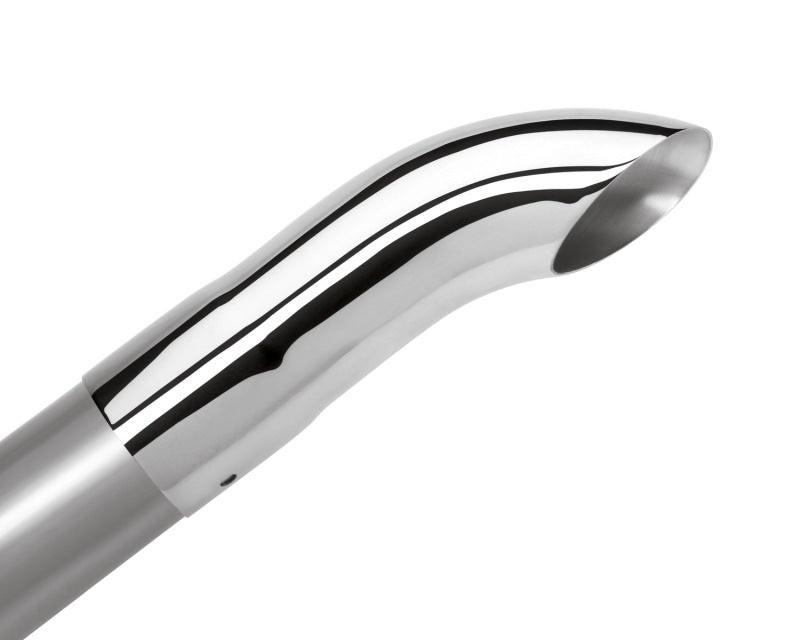 Borla Universal Polished Tip Single Round Turndown/Turnout (inlet 2 1/4in. - 20109