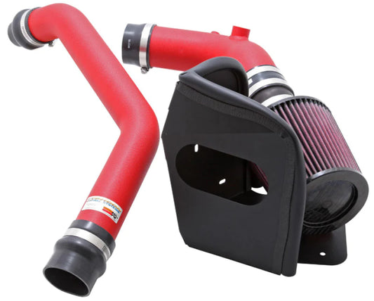 K&N 08-09 Mitsubishi Evo X Wrinkle Red Typhoon Short Ram - 69-6546TWR