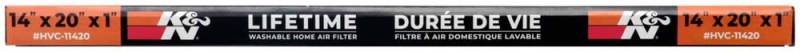 K&N HVAC Filter - 14 x 20 x 1 - HVC-11420