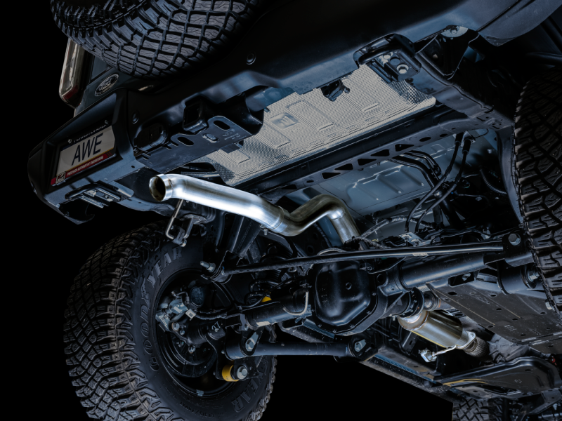 AWE Tuning 2021+ Ford Bronco 0FG Exhaust (No Tips) w/ - 3015-21000-C-Dub Tech