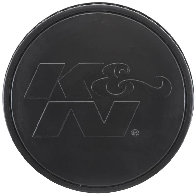 K&N Universal Rubber Filter-Round Tapered 4.5in Flange ID x 8in - RU-5283HBK