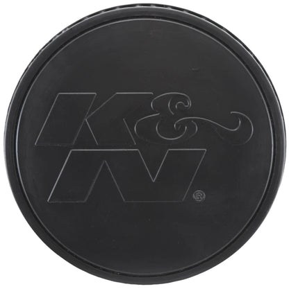 K&N Universal Rubber Filter-Round Tapered 4.5in Flange ID x 8in - RU-5283HBK