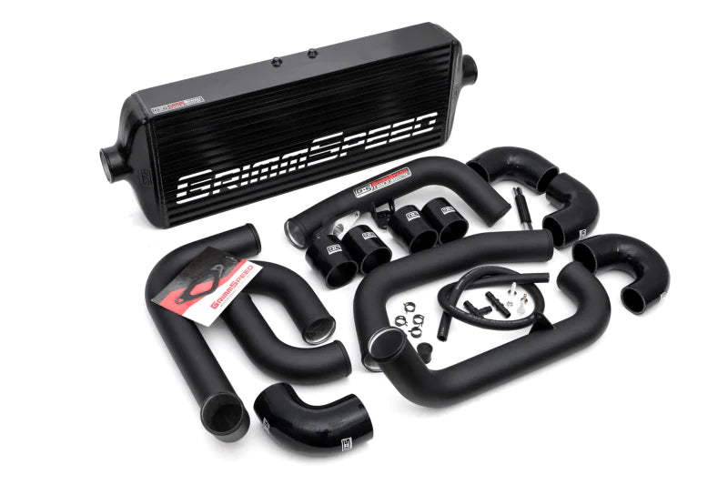 GrimmSpeed 2008-2014 Subaru STI Front Mount Intercooler Kit Black Core - 090254