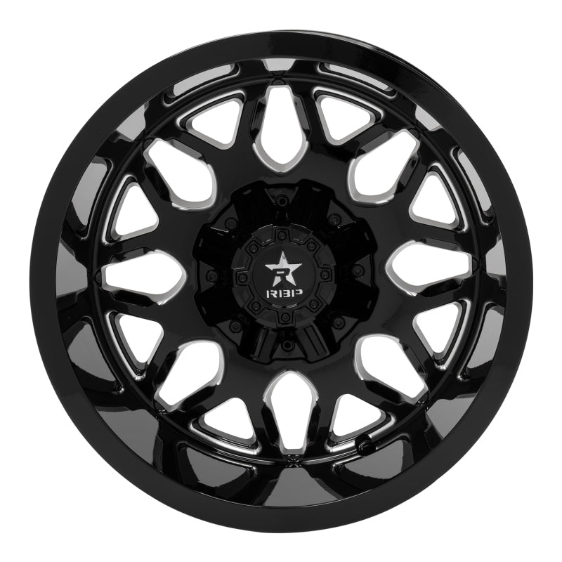 RBP 73R ATOMIC GLOSS BLK MACHINED GROOVES
