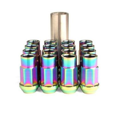 7-Sided Forged Ti Extended Lug Nut Set