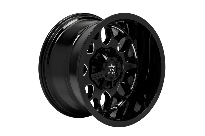 RBP 73R ATOMIC GLOSS BLK MACHINED GROOVES