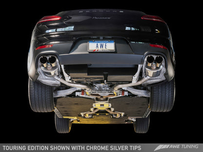 AWE Tuning Panamera 2/4 Touring Edition Exhaust (2011-2013) - w/Chrome - 3015-42060-C-Dub Tech