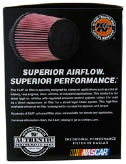 K&N Universal Rubber Filter 3 1/2inch ID FLG / 6inch - RE-0950
