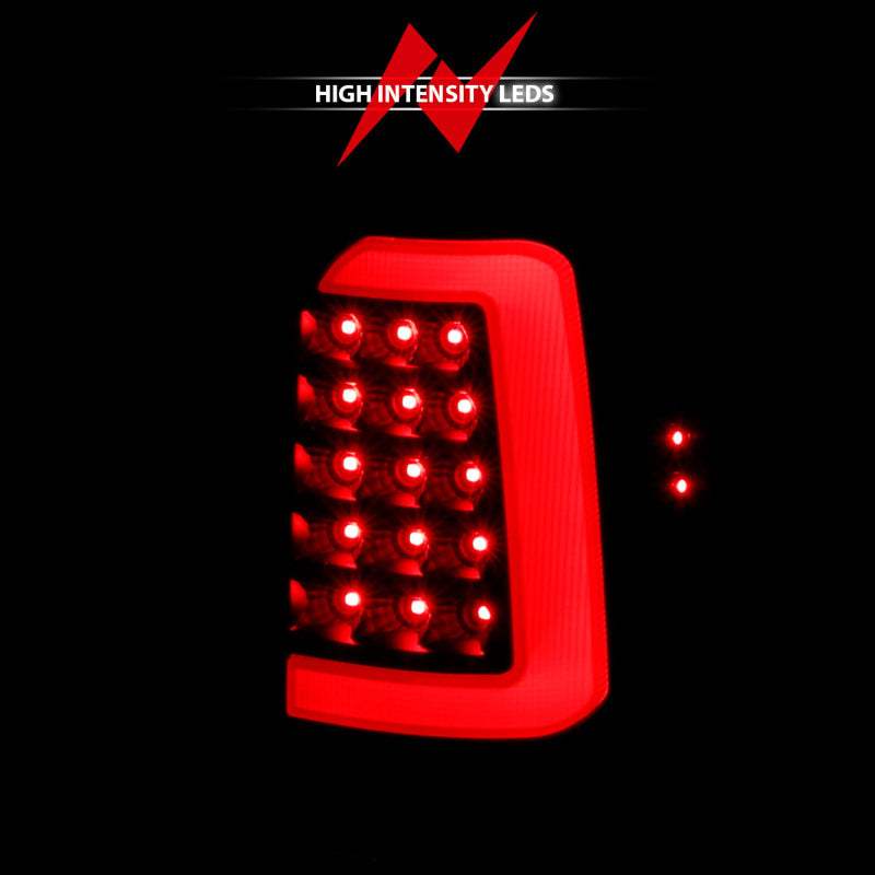 ANZO 1997-2004 Dodge Dakota LED Taillights Black Housing Clear Lens - 311347-C-Dub Tech