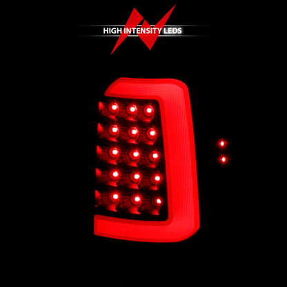 ANZO 1997-2004 Dodge Dakota LED Taillights Black Housing Clear Lens - 311347-C-Dub Tech