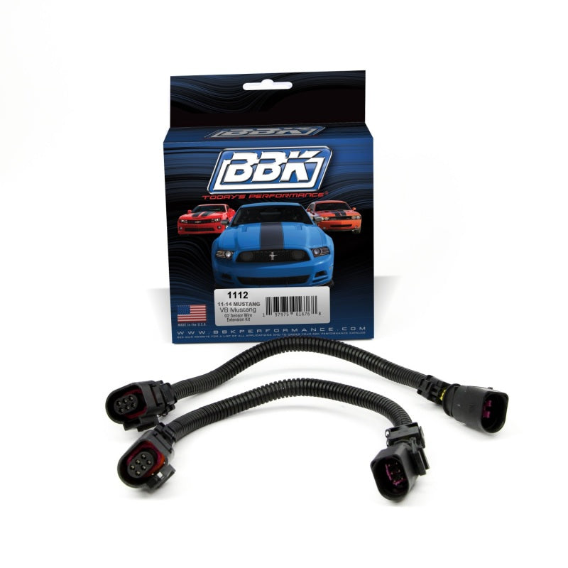 BBK 11-14 Mustang GT Front O2 Sensor Wire Harness Extensions - 1112-C-Dub Tech